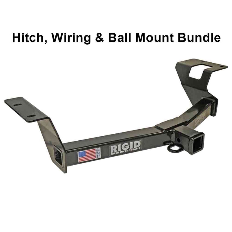 Load image into Gallery viewer, Rigid Hitch (R3-0508) Class III 2 Inch Receiver Trailer Hitch Bundle - Includes Ball Mount and Custom Wiring Harness fits 2012-2016 Honda CR-V

