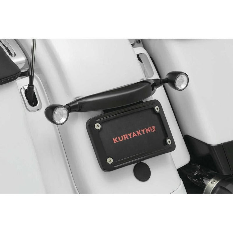 Load image into Gallery viewer, Kuryakyn Custom Rear Turn Signal Mount for V-Twin Satin Black
