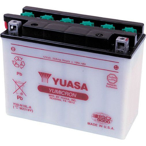 Load image into Gallery viewer, Yuasa Conventional Y50N18LA 12 Volt Battery YUAM2218YTWN
