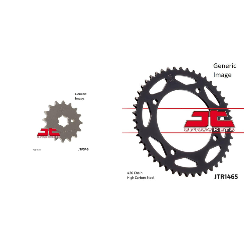 Load image into Gallery viewer, Front and Rear Steel Sprocket Kit for OffRoad KAWASAKI KX65 2002-2015
