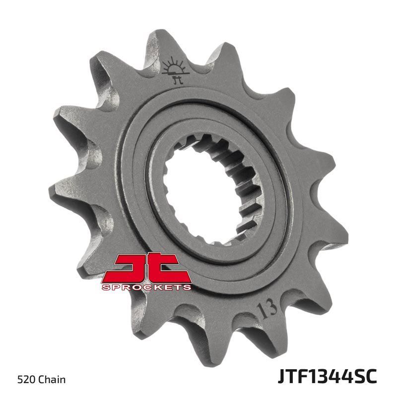 Load image into Gallery viewer, JT Sprockets Front Steel Countershaft Sprocket SC 13 Tooth 13T 520 Chain
