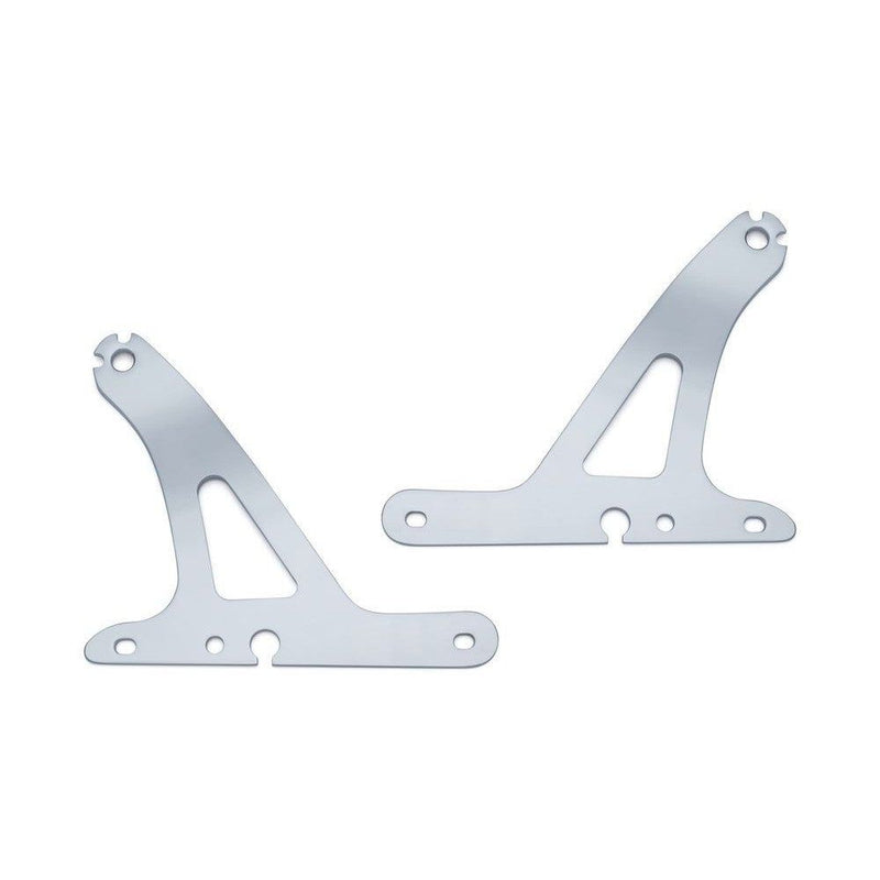 Load image into Gallery viewer, Kuryakyn Driver Passenger Backrest Sissy Bar Side Plate Chrome Harley Sportster
