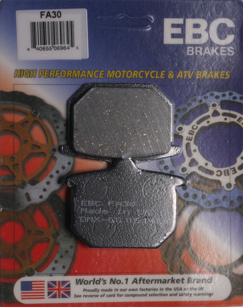 Load image into Gallery viewer, EBC 1 Pair FA Series Organic Replacement Brake Pads For Honda CB750F SS 1979-1980
