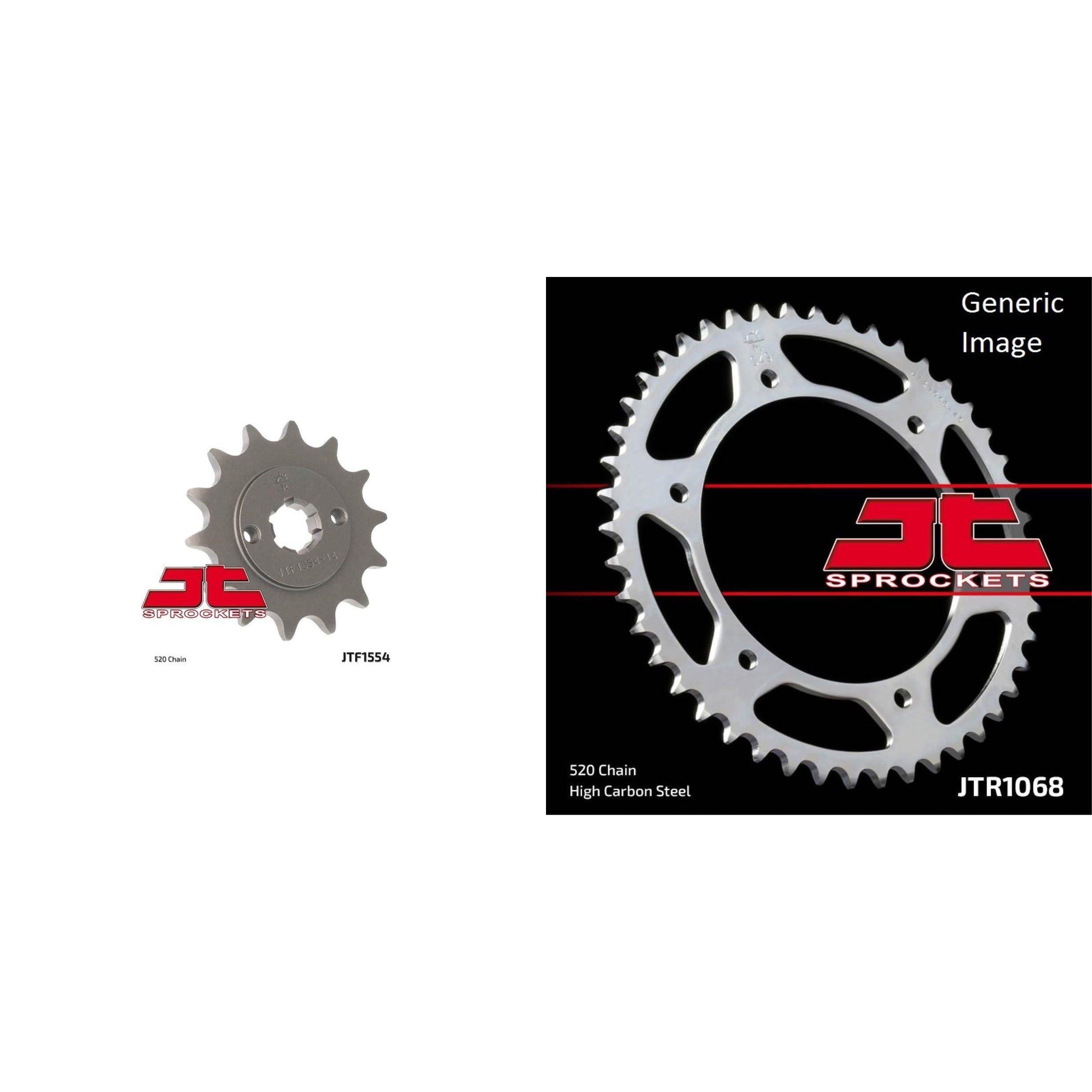 Front & Rear Sprocket Kit for Street HYOSUNG GT250 Comet 2006-2010