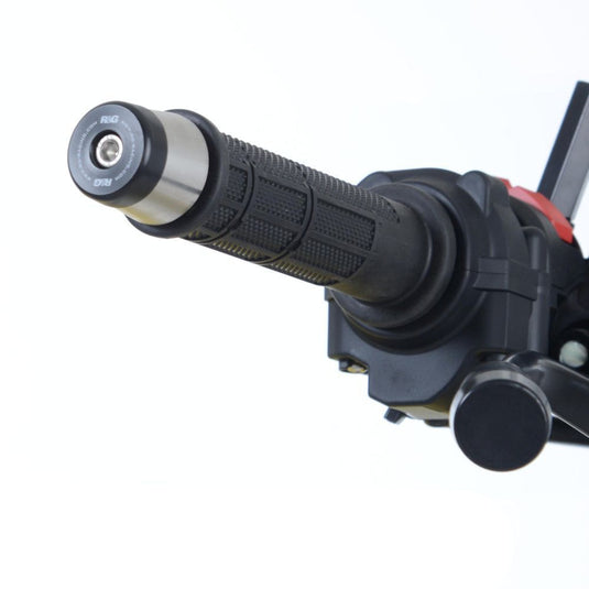 R&G Racing Black Bar End Sliders For 2021-2023 Ducati Diavel 1260