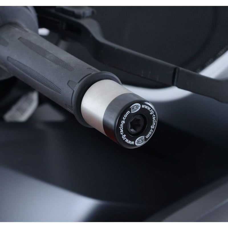 Load image into Gallery viewer, R&amp;G Racing Black Bar End Sliders For 2017-2018 BMW K1600GT SE BE0113BK

