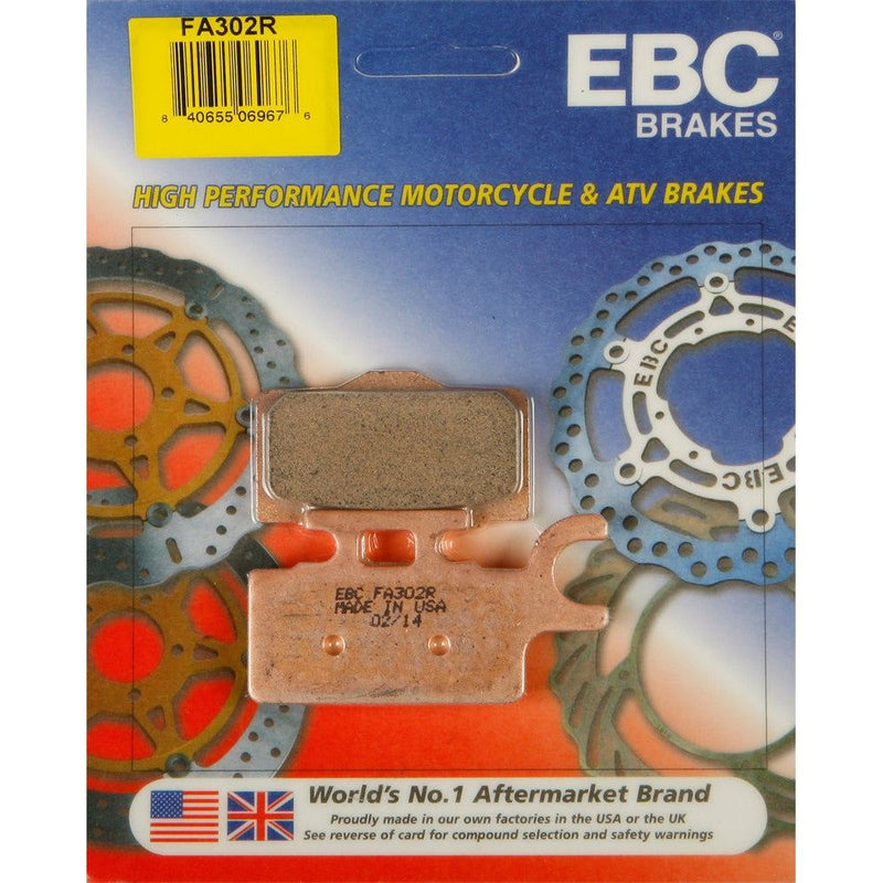 Load image into Gallery viewer, EBC 1 Pair HH Sintered Superbike Brake Pads MPN FA302R
