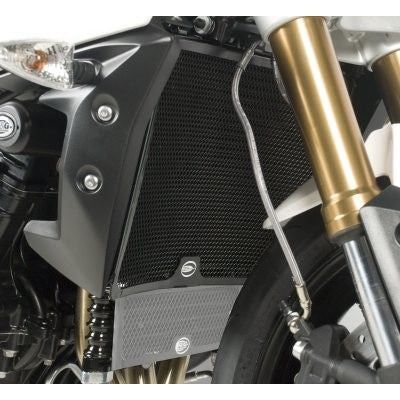 Load image into Gallery viewer, R&amp;G Racing Black Aluminum Radiator Guard For 2011-2012 Triumph Speed Triple

