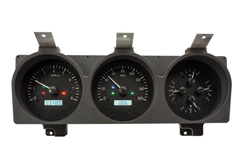 Load image into Gallery viewer, Dakota Digital 1981-1993 Dodge Full-size Truck/Ramchargers VHX Black White Display Gauge Kit VHX-81D-PU-K-W
