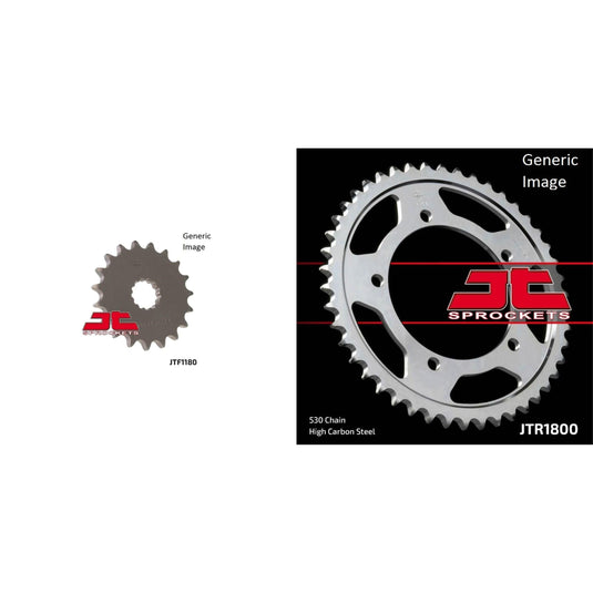 Front & Rear Sprocket Kit for Street TRIUMPH 955 Tiger 2005-2006