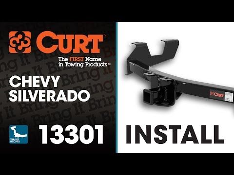 Load image into Gallery viewer, Class III Custom Fit Trailer Hitch Receiver fits 2007-2019 Chevrolet Silverado 1500 and GMC Sierra 1500 Models
