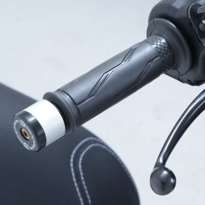 R&G Racing Black Bar End Sliders For 2016-2018 Kawasaki Z125