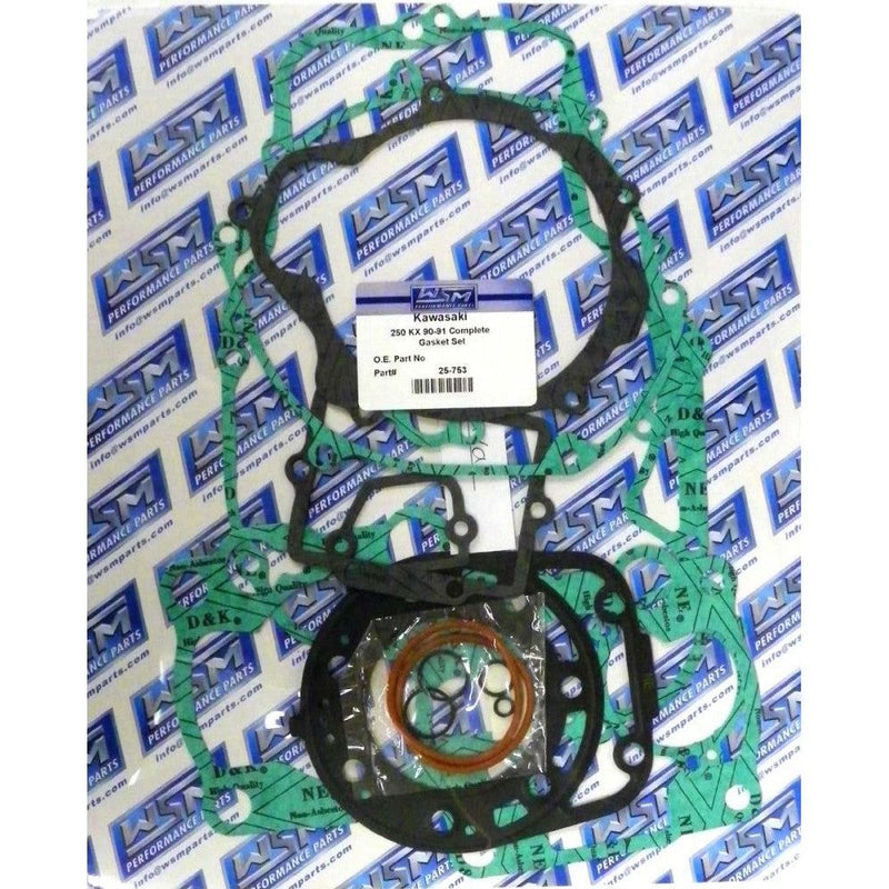 Load image into Gallery viewer, WSM Complete Gasket Kit For Kawasaki 250 KX 90-91 25-753
