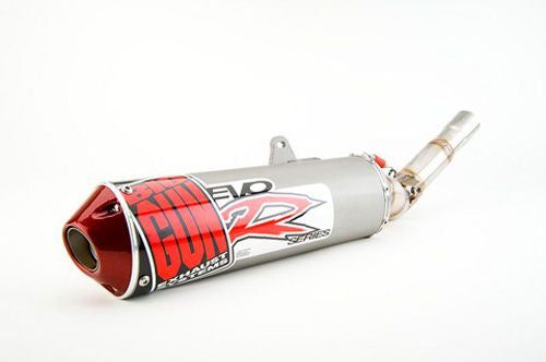 Big Gun EVO Race Stainless Steel Slip-On Exhaust With Red End Tip 09-12593