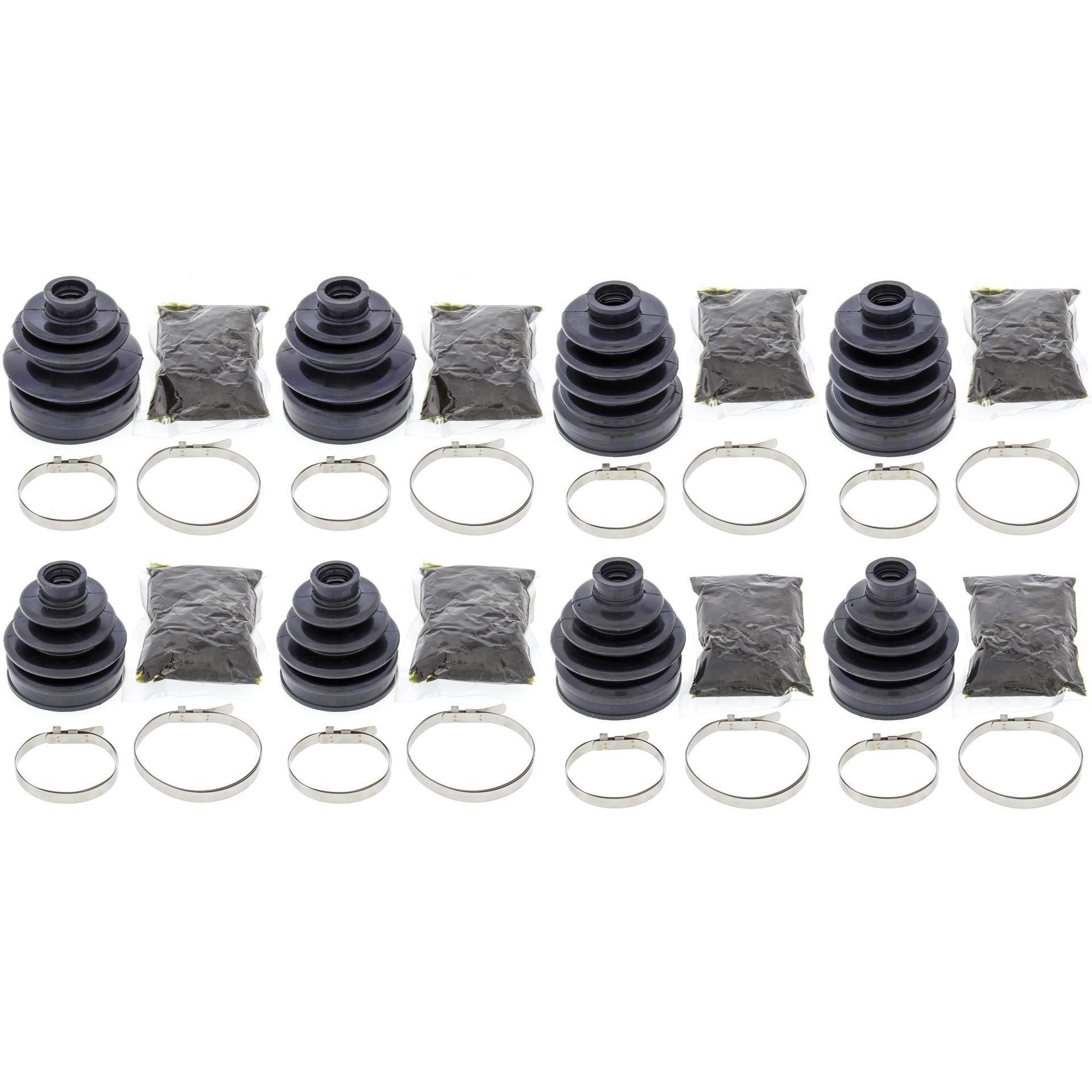 Complete Front & Rear Inner & Outer CV Boot Repair Kit TRX680 Rincon 10-16