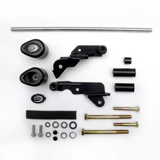 R&G Racing Black Aero Style Crash Protectors Non-Drill For 2021-2024 Suzuki Hayabusa 1340