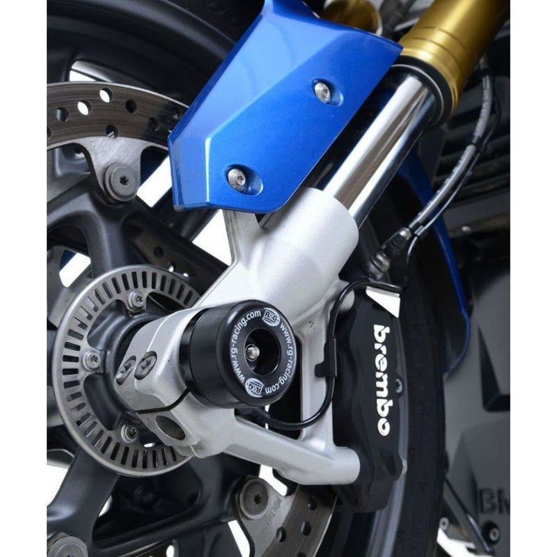 Load image into Gallery viewer, R&amp;G Racing Black Fork Protectors For 2015-2018 BMW R1200R ABS
