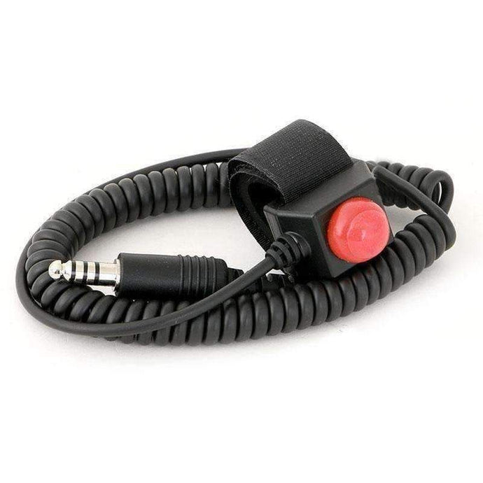 Rugged Radios Velcro Mount Steering Wheel Push to Talk (PTT) with Quick Disconnect for Intercoms PTT-VM2-QD
