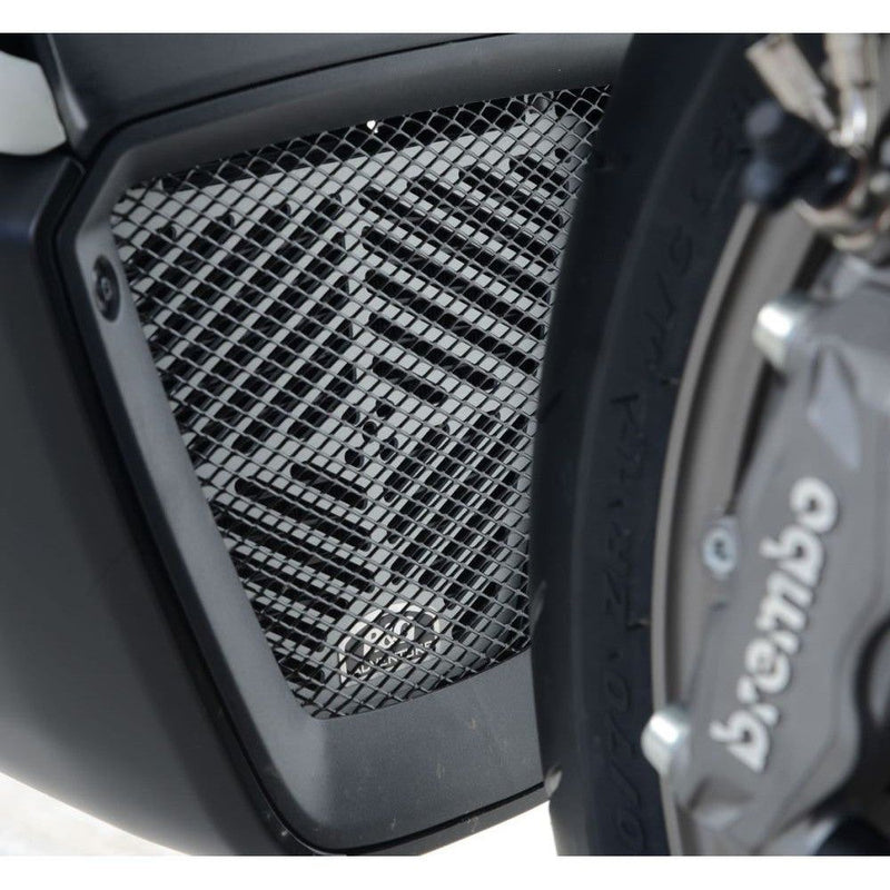 Load image into Gallery viewer, R&amp;G Racing Silver Oil Cooler Guard For 2019-2020 Ducati Diavel 1260 S
