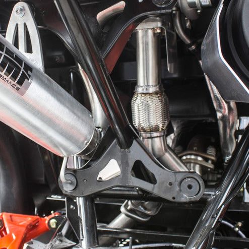Load image into Gallery viewer, HMF Brushed Aluminum Race Pipe For 2015-2017 Can Am Maverick Turbo 6165709
