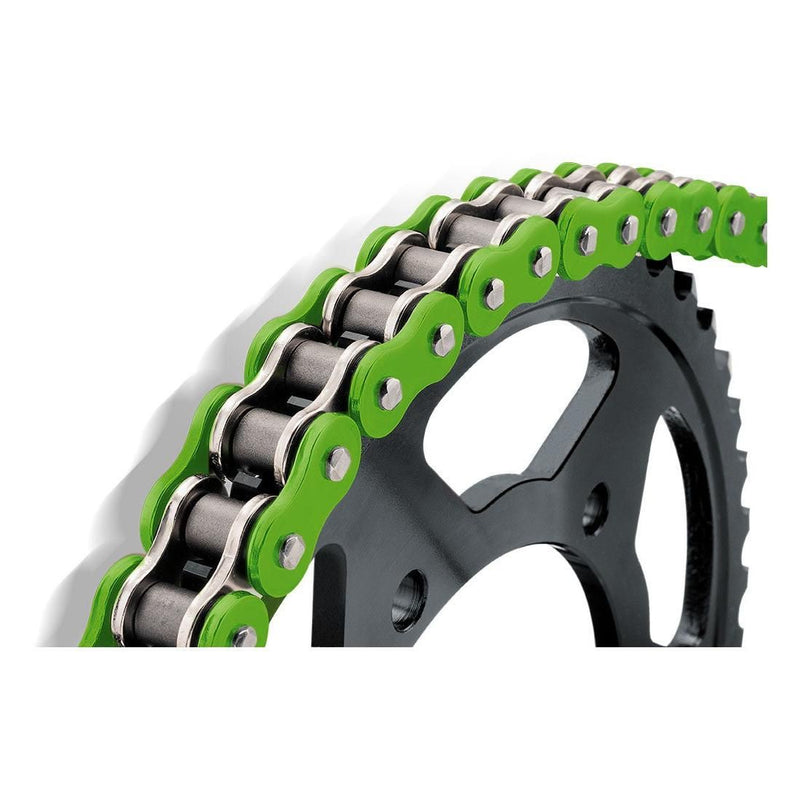 Load image into Gallery viewer, BIKEMASTER 525 BMXR Sealed Chain 120 Green
