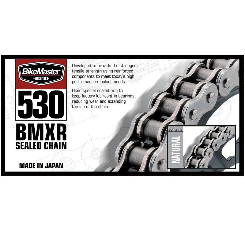 Load image into Gallery viewer, 530 BMXR Chain Natural, Front &amp; Rear Sprocket Kit for SUZUKI GSX-R750 1990-1992
