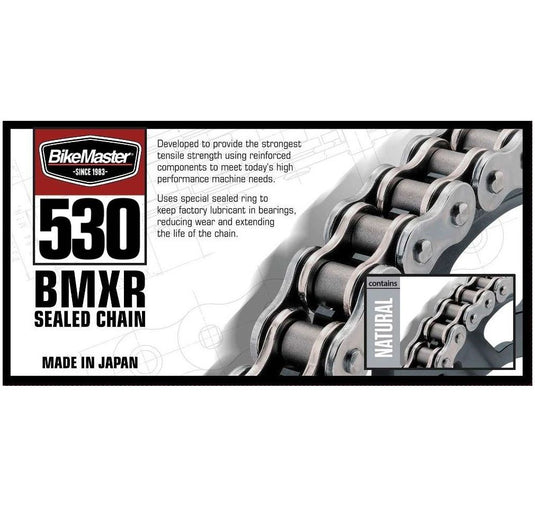 530 BMXR Chain Natural, Front & Rear Sprocket Kit for SUZUKI GSX-R750 1990-1992