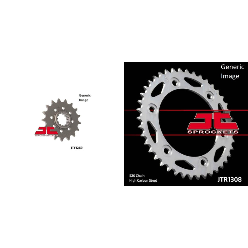 Load image into Gallery viewer, Front &amp; Rear Sprocket Kit fits Street HONDA CBR600F4i 2001-2006
