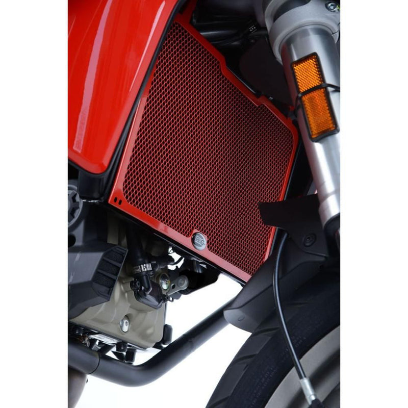 Load image into Gallery viewer, R&amp;G Racing Red Aluminum Radiator Guard RAD0217RE
