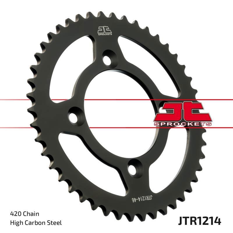Load image into Gallery viewer, JT Sprockets Rear Steel Sprocket 38 Tooth 38T 420 Chain JTR1214.38
