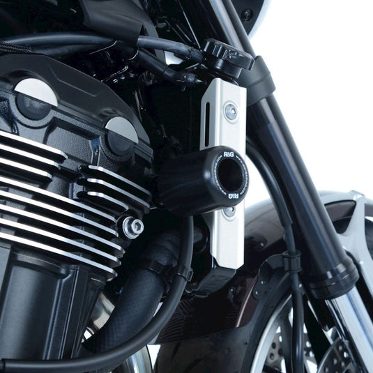 R&G Racing Black Classic Style Crash Protectors For 2018-2024 Kawasaki Z900RS