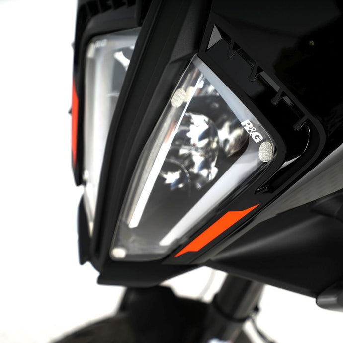 R&G Racing Clear Acrylic Headlight Shield For 2020-2024 KTM 390 Adventure