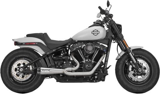 Two Brothers Racing Comp-S 2-into-1 Brushed Full Exhaust System with Carbon Fiber End Cap 005-4960199