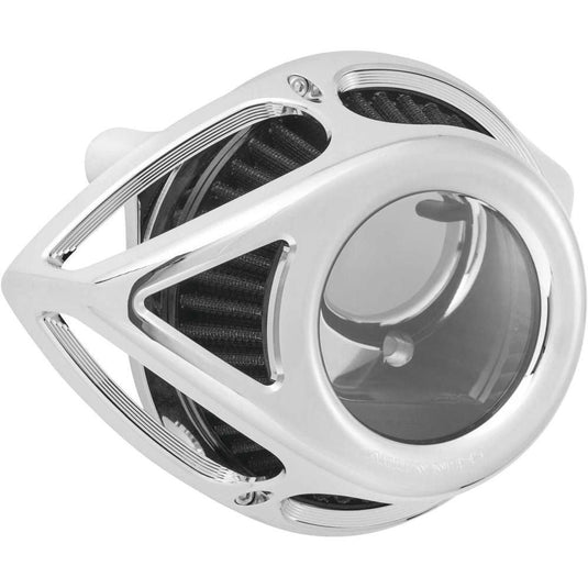 Arlen Ness Clear Tear Sucker Chrome Air Cleaner 18-988