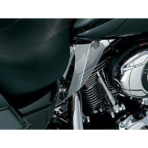 KURYAKYN SMOKE HEAT DEFLECTORS SHIELDS FOR 2008 HARLEY DAVIDSON ELECTRA GLIDE HD