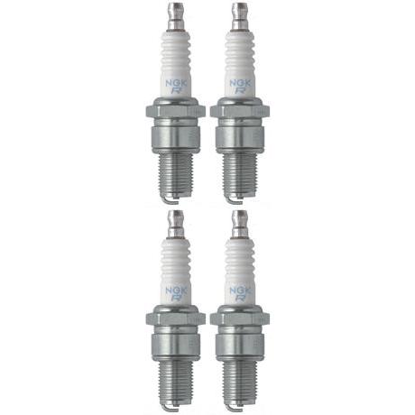 Set of 4 NGK Standard Spark Plugs for Arctic Cat AE50A6 (SUZUKI) Engine 500cc