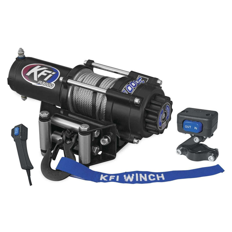 Load image into Gallery viewer, 3000 lb KFI Winch Combo Kit John Deere Gator XUV 550 and RSX850i 2012 2013 NEW
