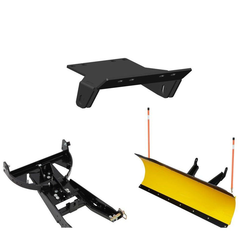 Load image into Gallery viewer, Denali Black UTV Snow Plow Kit For CF-Moto ZFORCE 1000 2018-2019
