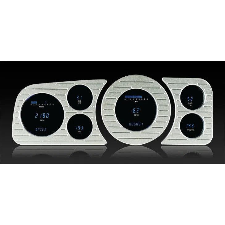 Load image into Gallery viewer, Dakota Digital 1958-1977 Volkswagen Beetle Series III 3 Gauge Kit with Teal/Blue Display VFD3-VW-Z
