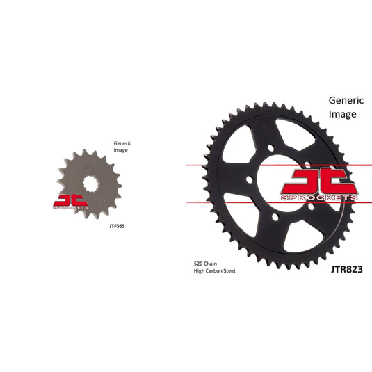 Front & Rear Sprocket Kit for Street SUZUKI GS500E 1989-1993