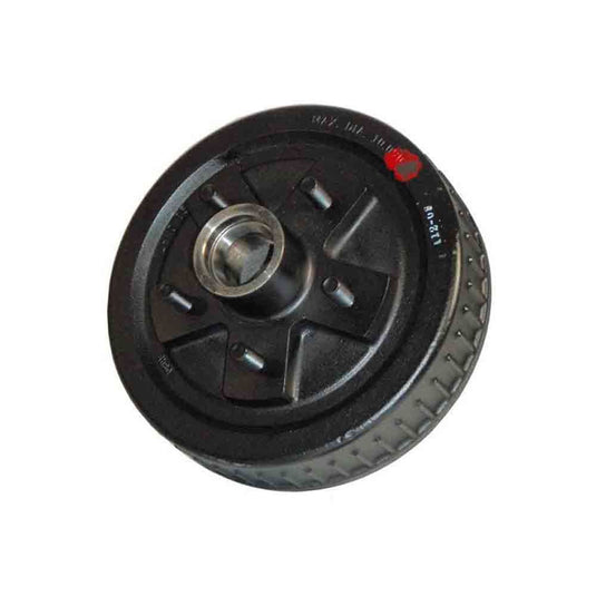 5-Bolt On 5 Inch Bolt Circle Trailer Hub-Drum for 1-3/8" to 1-1/16" Tapered Spindles (HD-1000-03) - Single