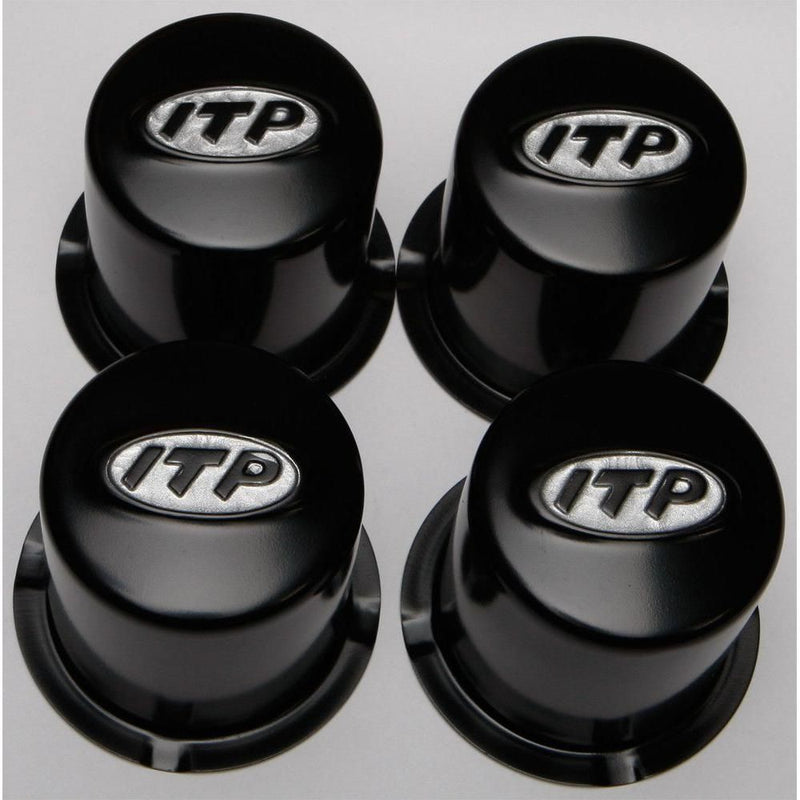 Load image into Gallery viewer, ITP Delta Steel Wheel Center Cap Black 4/110 SM130BBX

