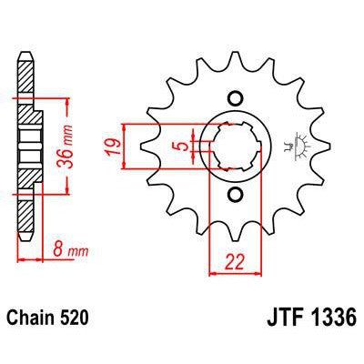 Load image into Gallery viewer, Front &amp; Rear Sprocket Kit for HONDA ATC350 X 86 JT Sprockets
