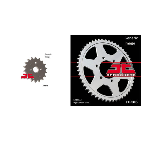 Front & Rear Sprocket Kit for Street SUZUKI GS700E/ES 1985