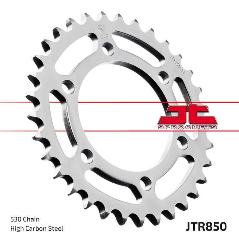 Load image into Gallery viewer, JT Sprockets Rear Steel Sprocket 34 Tooth 34T 530 Chain JTR850.34

