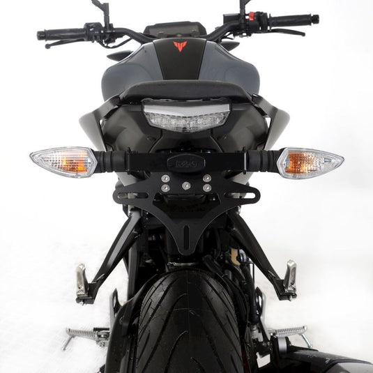 R&G Racing Black Tail Tidy License Plate Holder For 2020-2024 Yamaha MT-125