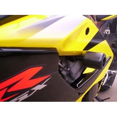 Load image into Gallery viewer, R&amp;G Racing Black Classic Style Crash Protectors For 2005-2006 Suzuki GSXR1000
