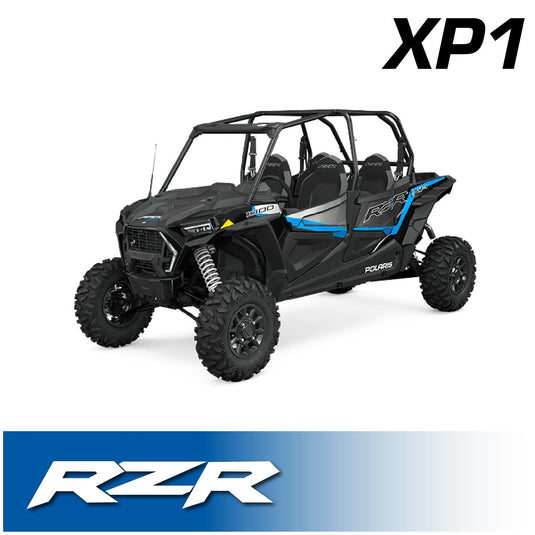 Rugged Radios Polaris RZR XP 1000 Complete Communication Kit with Bluetooth Intercom and 2-Way Radio