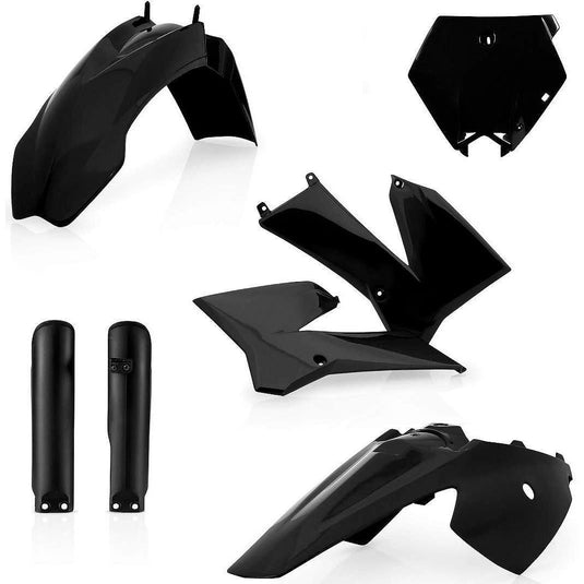 Acerbis Black Full Plastic Kit for KTM - 2253110001