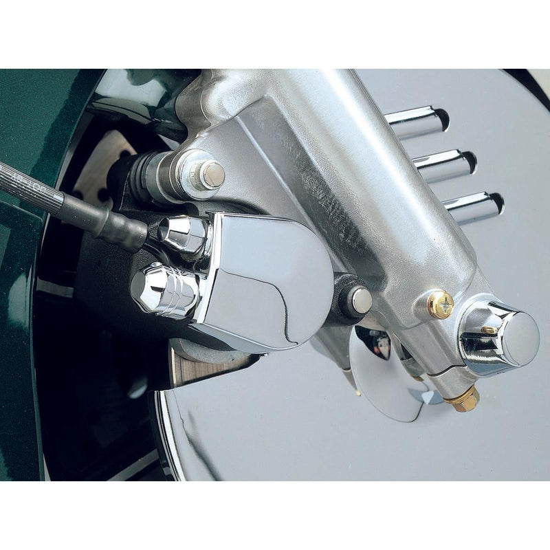 Load image into Gallery viewer, KURYAKYN CHRM BANJO BOLT COVERS 1984-2007 HARLEY MASTER CYLINDERS, CALIPERS 2014
